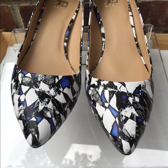 Joes Stiletto Pump Heels SZ 7.5 MultiColor Leather - Picture 6 of 8